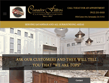 Tablet Screenshot of counterfitterssav.com